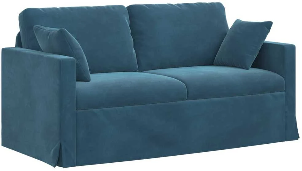 Sofa Mėlyna 158 x 78 x 80 cm Aksomas
