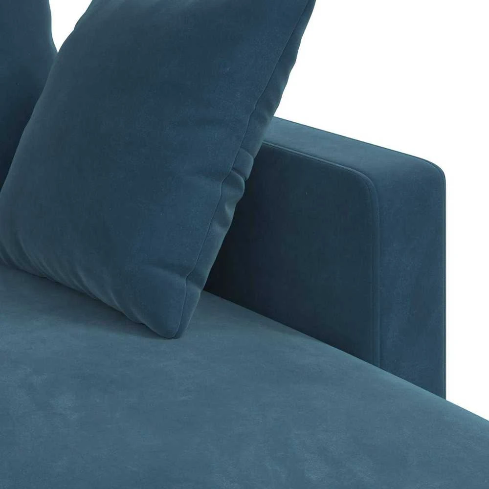 Sofa Mėlyna 178 x 134 x 80 cm Aksomas