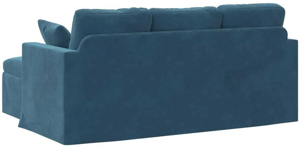 Sofa Mėlyna 178 x 134 x 80 cm Aksomas