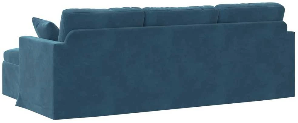 Sofa Mėlyna 228 x 134 x 80 cm Aksomas