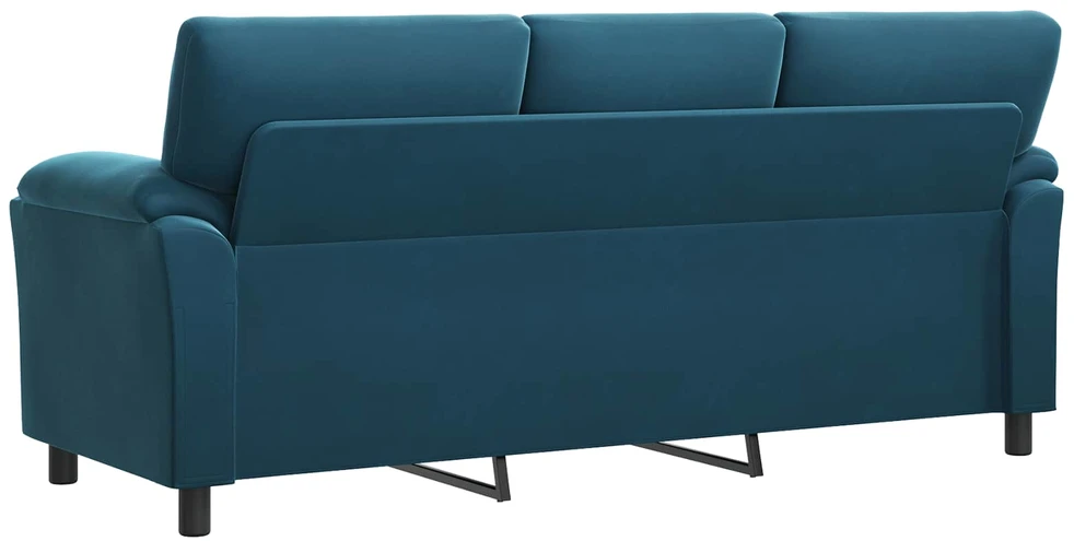 Sofa Mėlyna 214 x 85 x 93 cm Aksomas