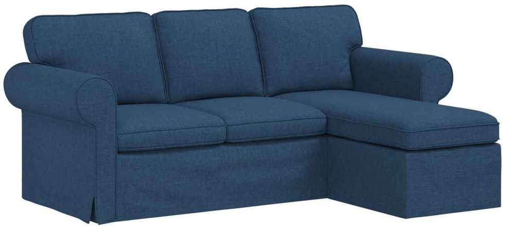 Sofa Mėlyna 195 x 138 x 80 cm audinys