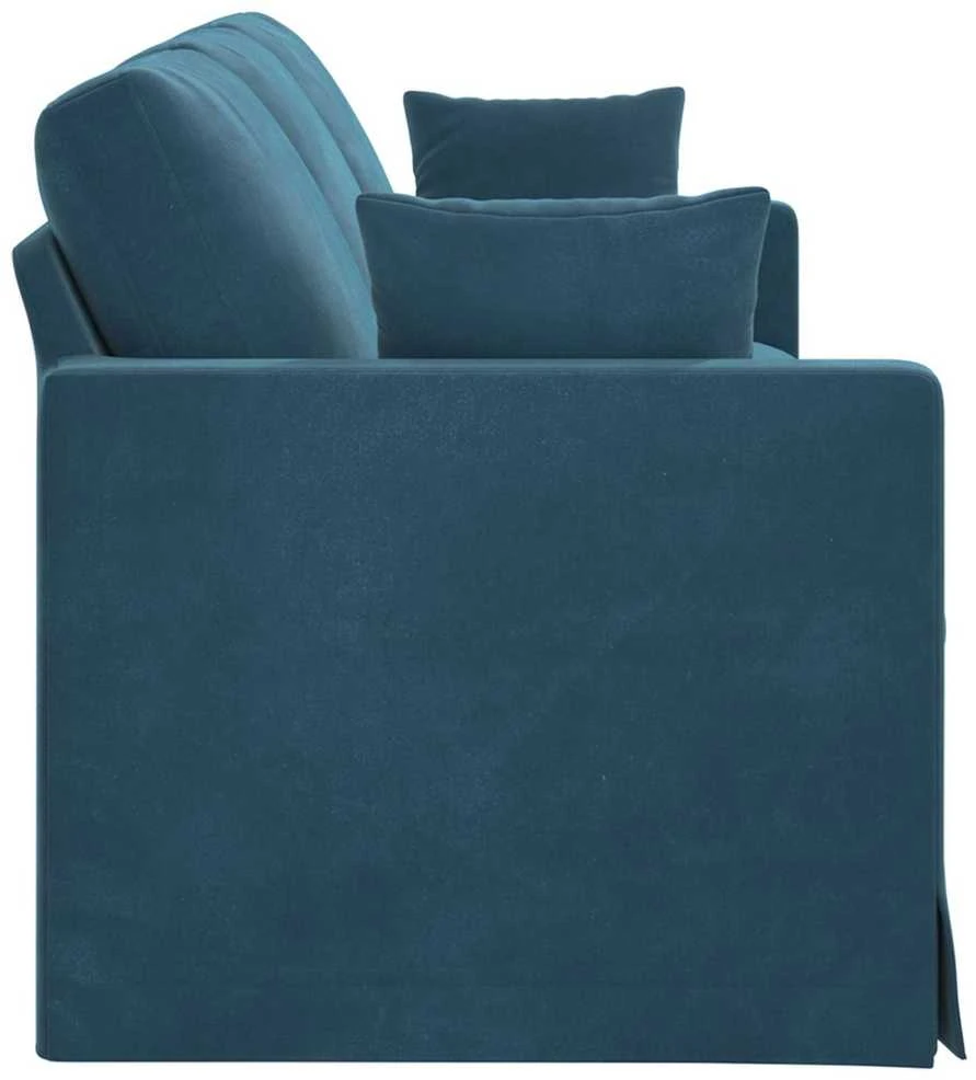 Sofa Mėlyna 228 x 78 x 80 cm Aksomas