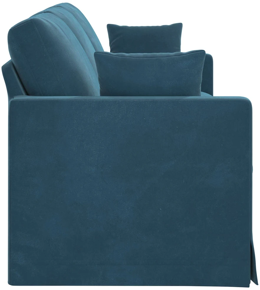 Sofa Mėlyna 228 x 78 x 80 cm Aksomas