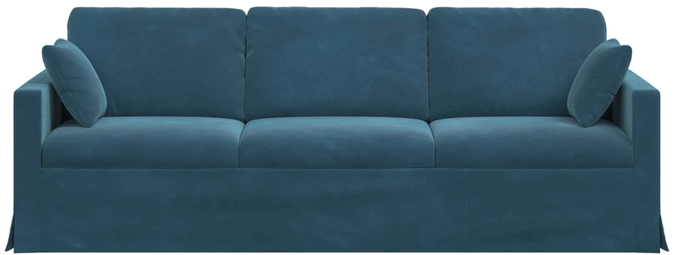 Sofa Mėlyna 228 x 78 x 80 cm Aksomas