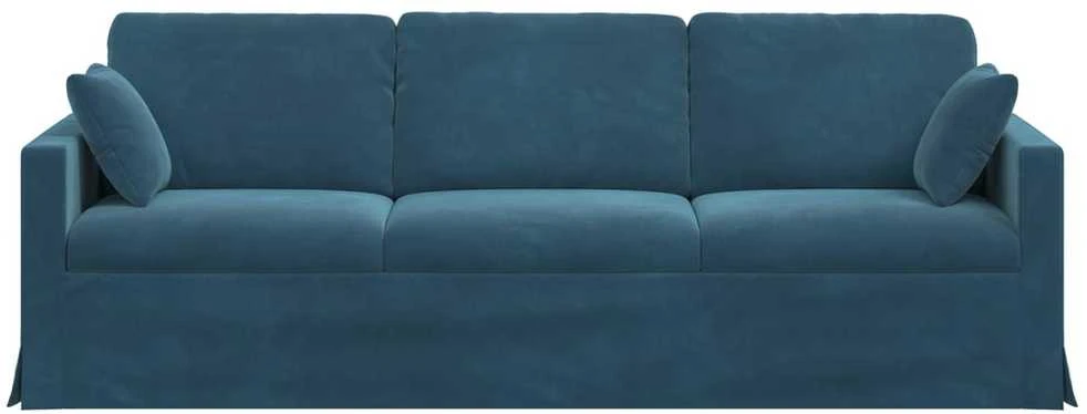 Sofa Mėlyna 228 x 78 x 80 cm Aksomas