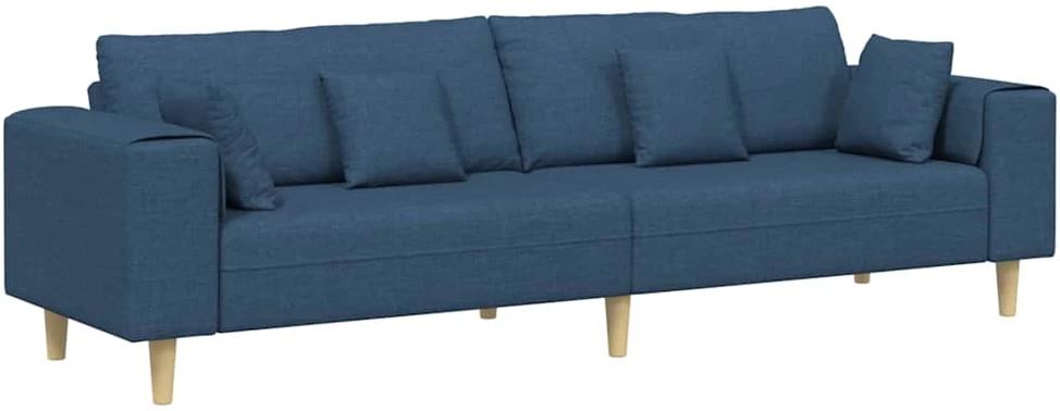 Sofa Mėlyna 250 x 77 x 76 cm audinys