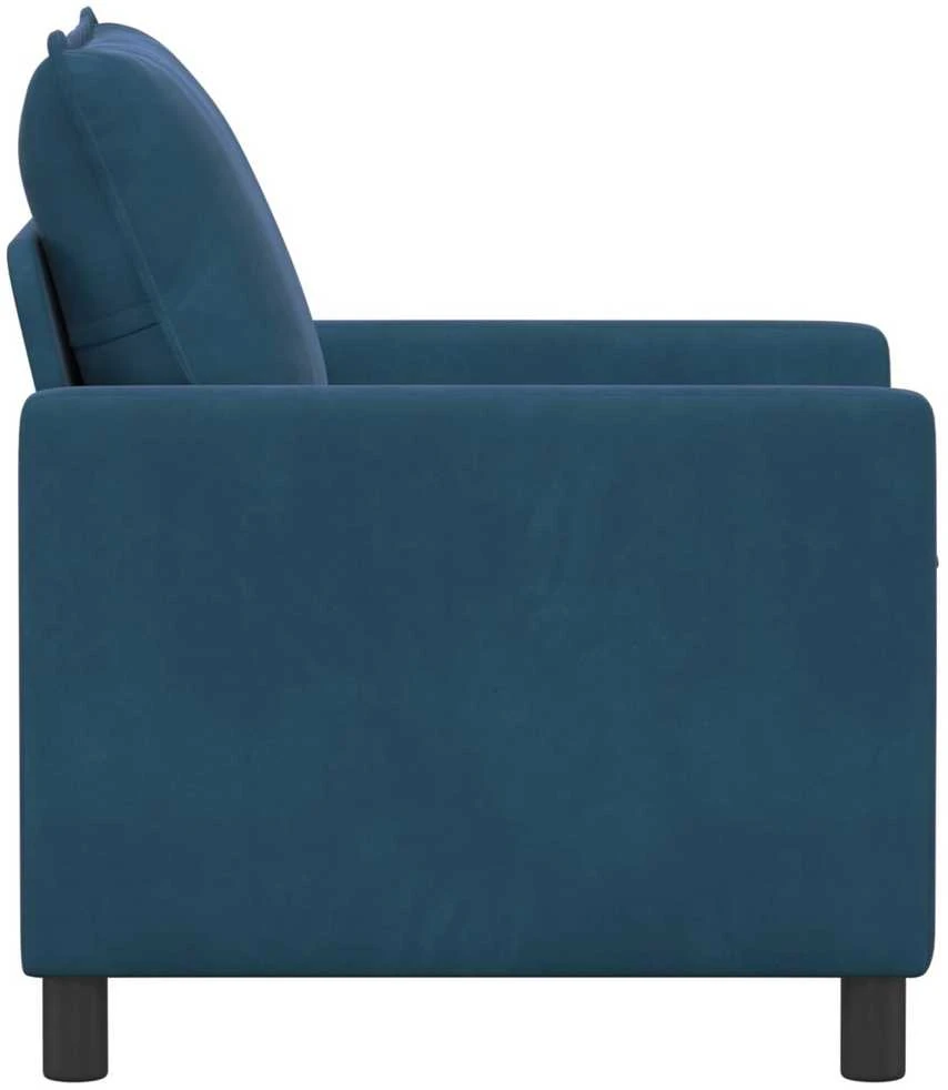 Sofa Mėlyna 76 x 81 x 87,5 cm Aksomas