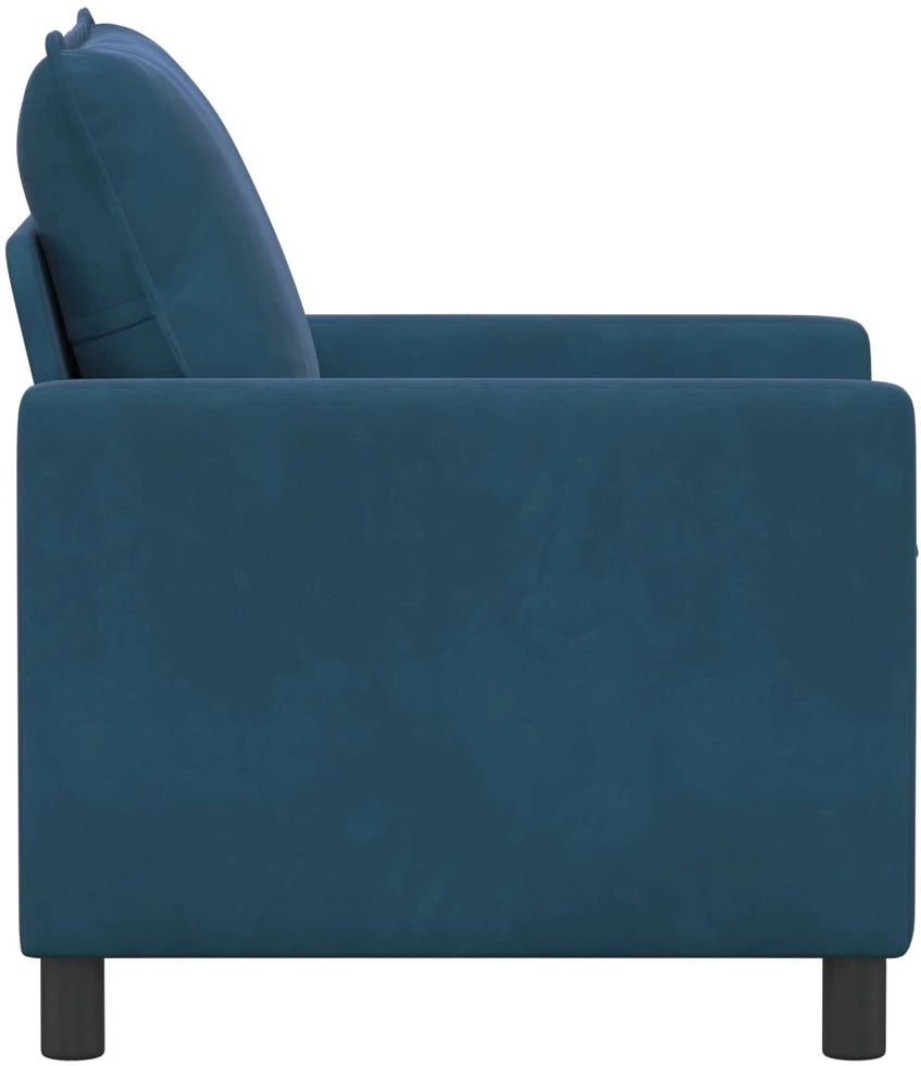 Sofa Mėlyna 76 x 81 x 87,5 cm Aksomas