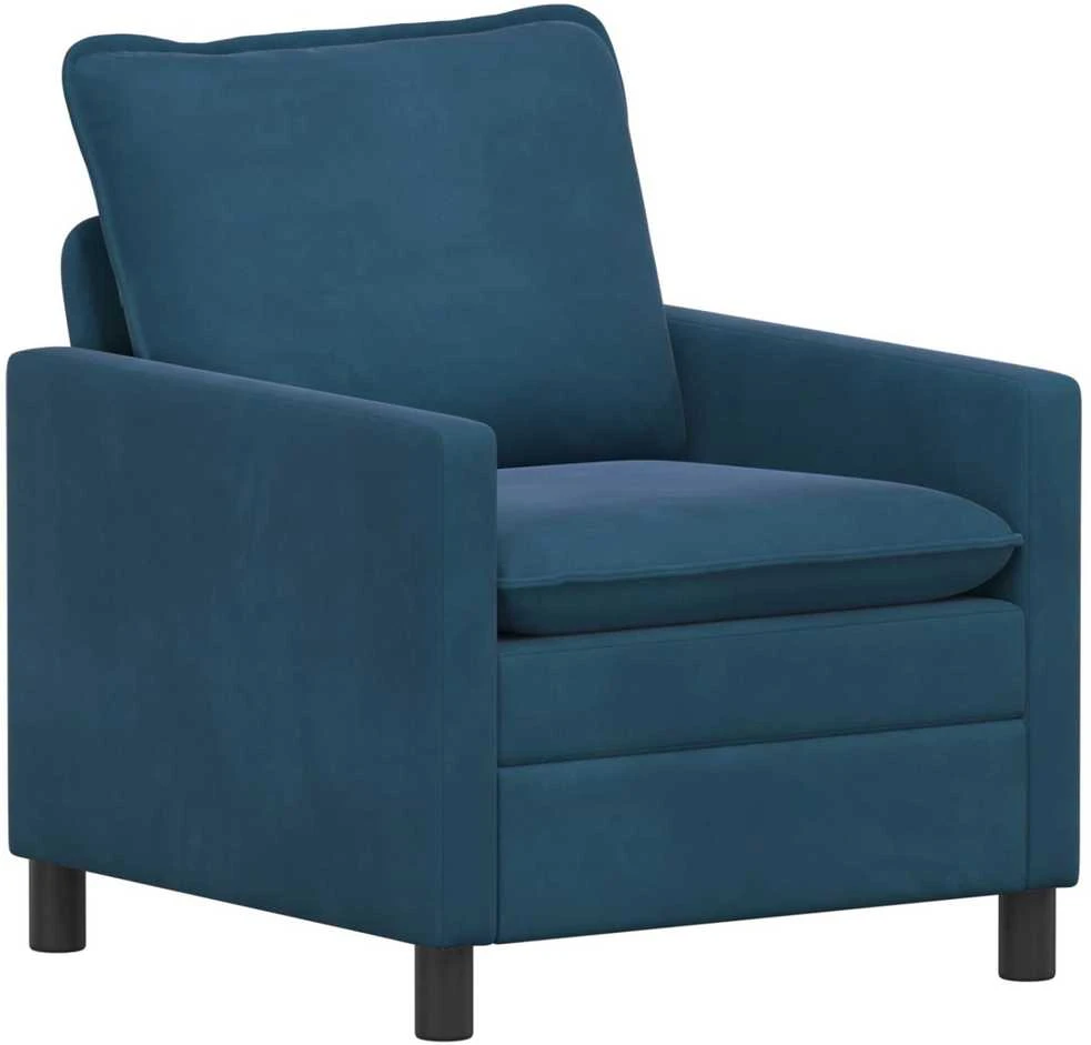 Sofa Mėlyna 76 x 81 x 87,5 cm Aksomas
