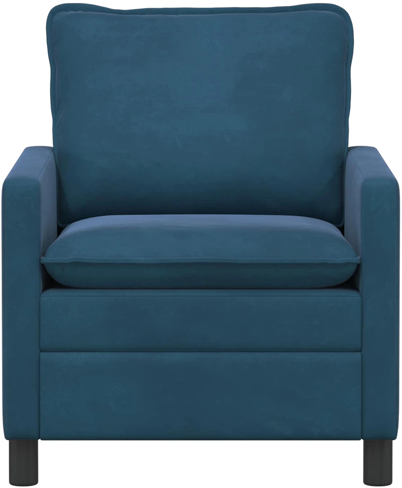 Sofa Mėlyna 76 x 81 x 87,5 cm Aksomas