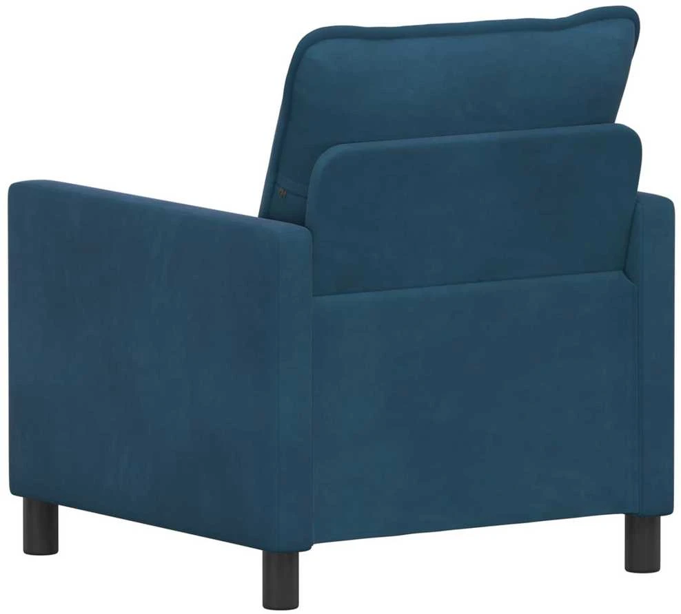 Sofa Mėlyna 76 x 81 x 87,5 cm Aksomas