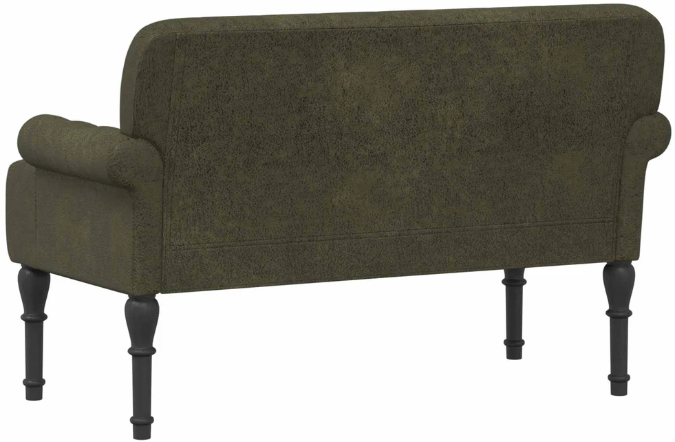 Sofa Minkštas kampas su mygtukų apmušalais Armijos Žalia