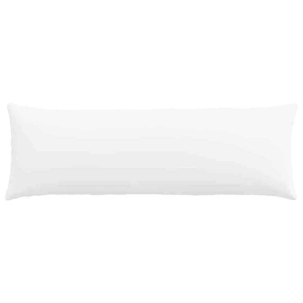 Sofa Pagalvės 2 vnt. audinys Balta 120 x 40 cm