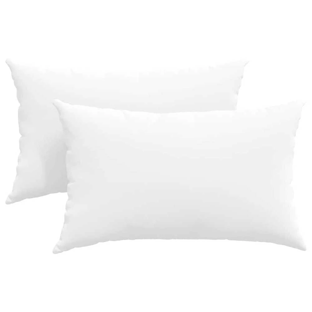 Sofa Pagalvės 2 vnt. audinys Balta 50 x 30 cm