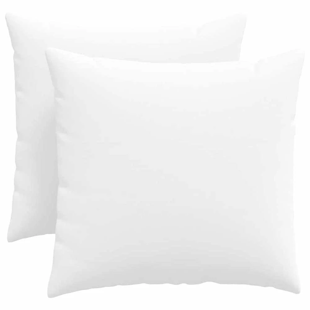 Sofa Pagalvės 2 vnt. audinys Balta 50 x 50 cm