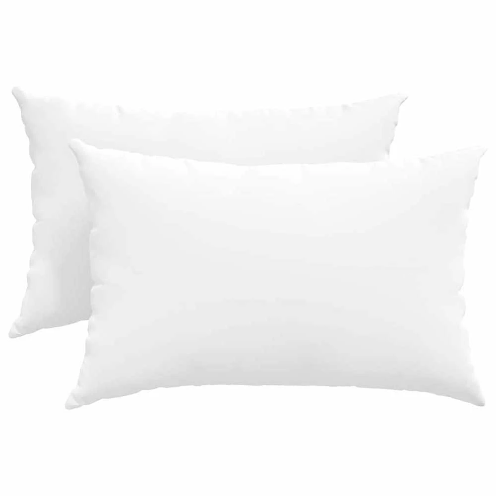 Sofa Pagalvės 2 vnt. audinys Balta 60 x 40 cm