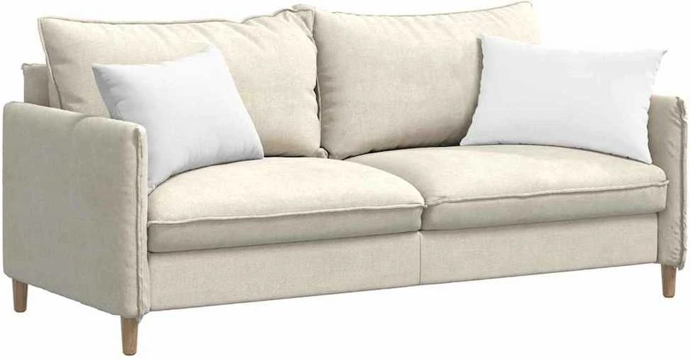 Sofa Pagalvės 2 vnt. audinys Balta 60 x 40 cm