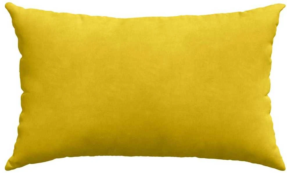 Sofa Pagalvės 2 pcs Geltona 50 x 30 cm Kordūrinis audinys