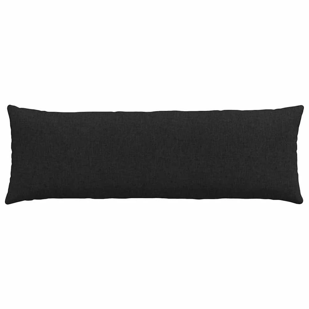 Sofa Pagalvės 2 vnt. audinys Juoda 120 x 40 cm