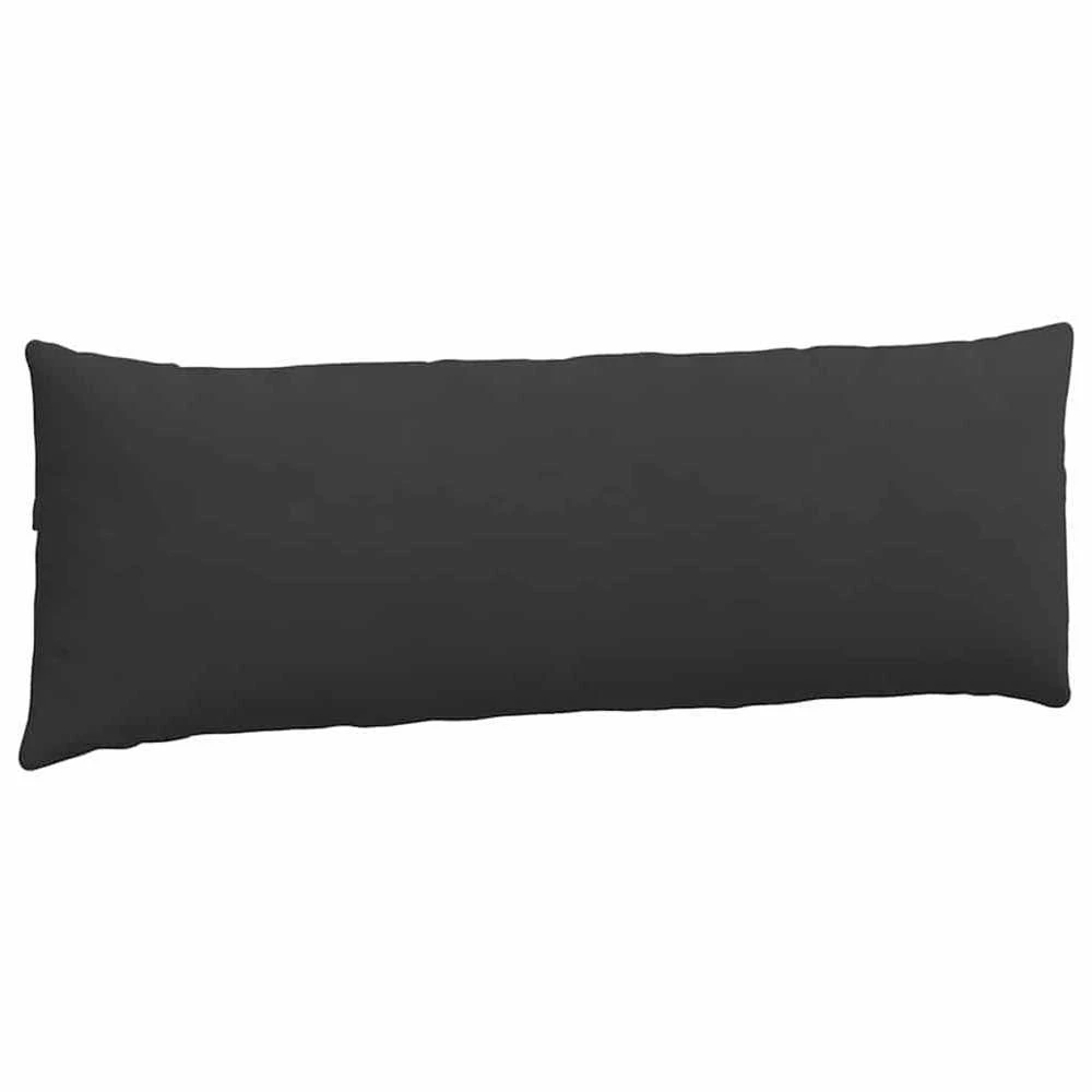 Sofa Pagalvės 2 vnt. audinys Juoda 120 x 40 cm