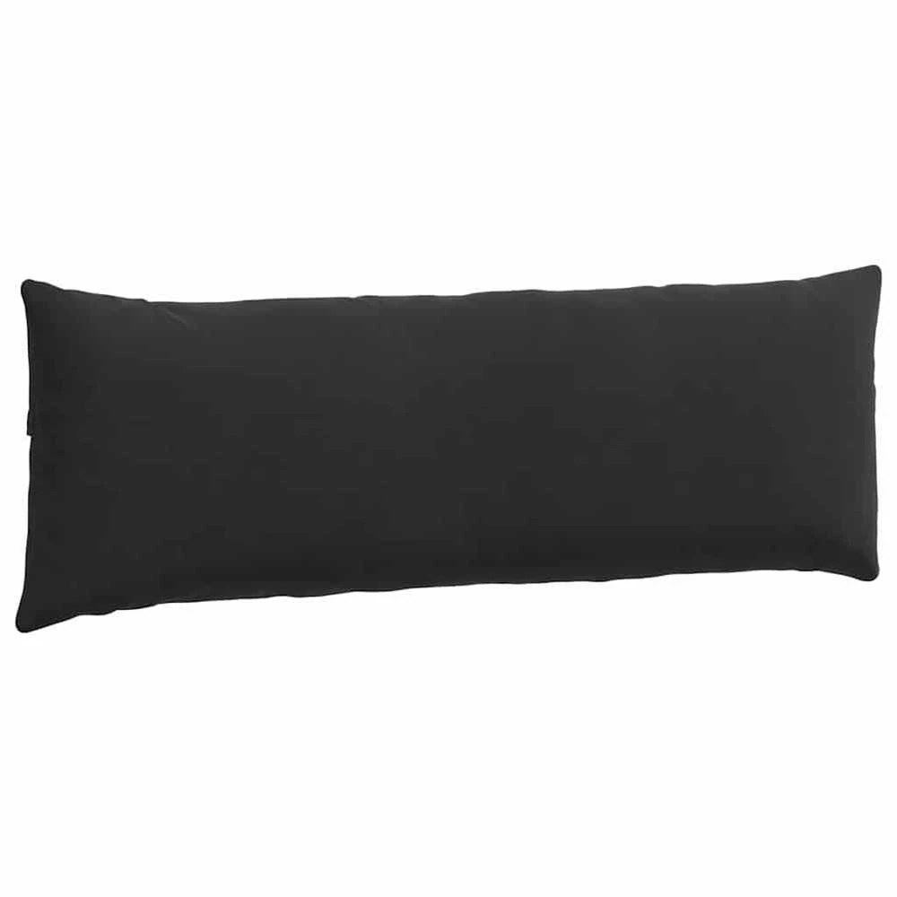 Sofa Pagalvės 2 pcs Juoda 120 x 40 cm Kordūrinis audinys