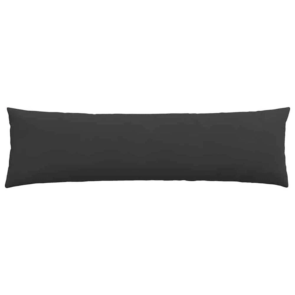 Sofa Pagalvės 2 vnt. audinys Juoda 145 x 40 cm