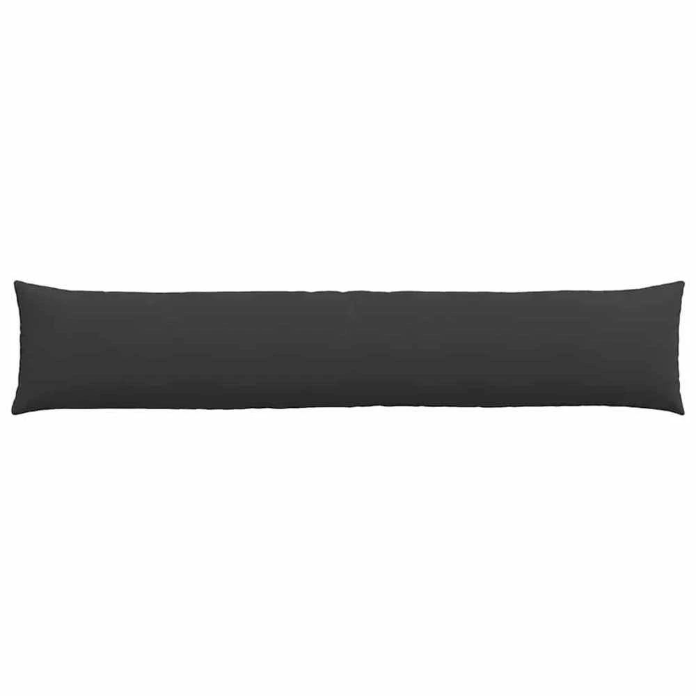 Sofa Pagalvės 2 vnt. audinys Juoda 200 x 40 cm