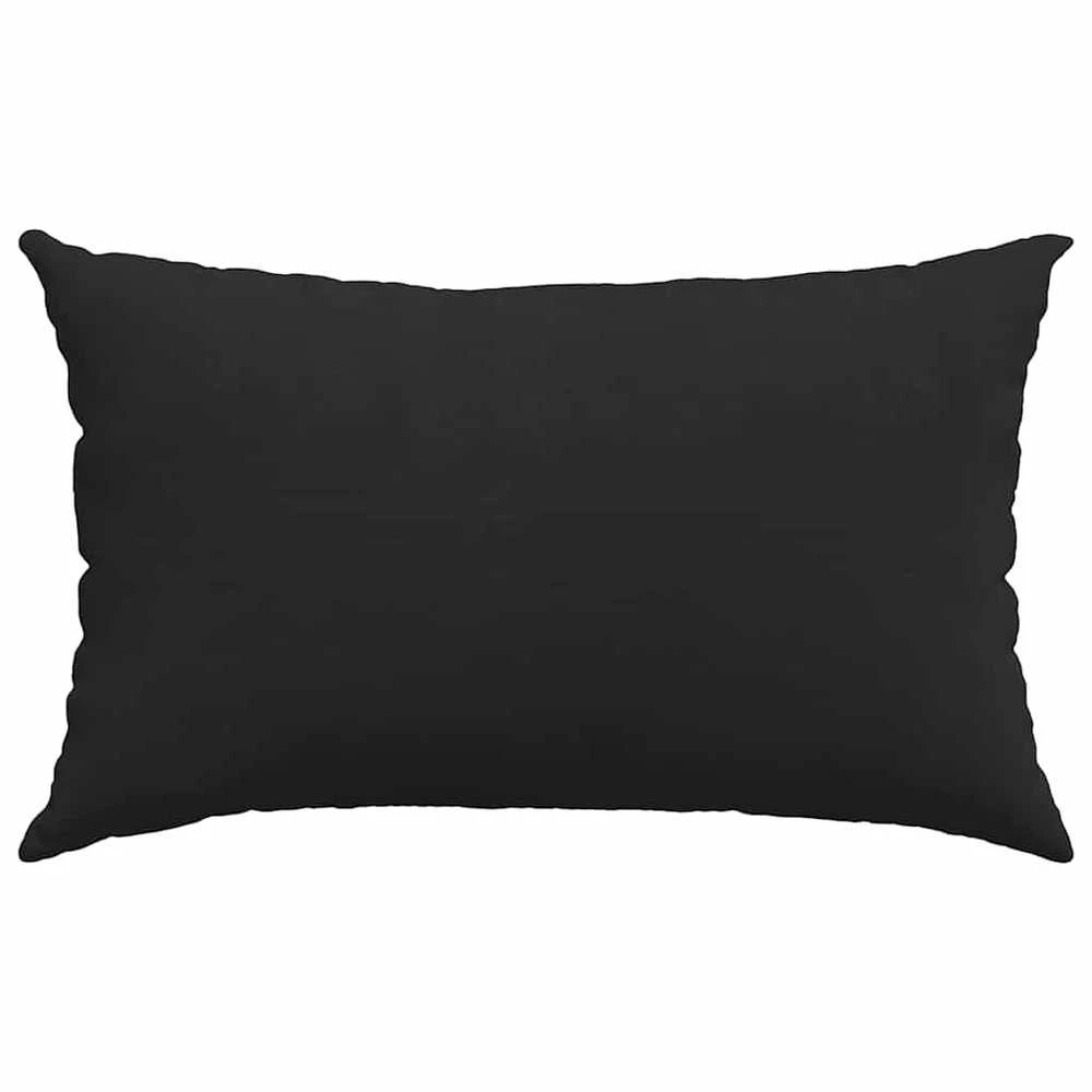 Sofa Pagalvės 2 vnt. audinys Juoda 50 x 30 cm