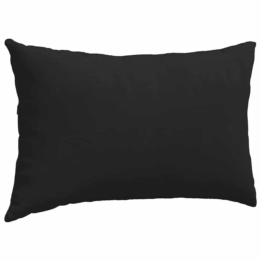 Sofa Pagalvės 2 vnt. audinys Juoda 50 x 30 cm