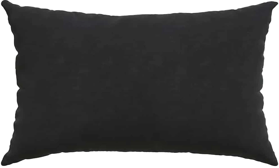 Sofa Pagalvės 2 vnt. Juoda 50 x 30 cm Kordūrinis audinys