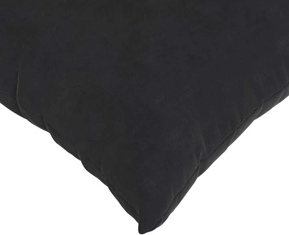 Sofa Pagalvės 2 pcs Juoda 50 x 30 cm Kordūrinis audinys
