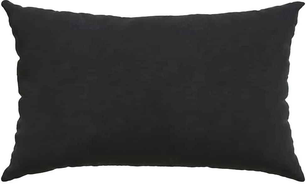 Sofa Pagalvės 2 pcs Juoda 50 x 30 cm Kordūrinis audinys