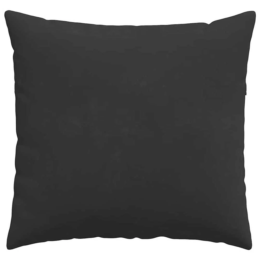 Sofa Pagalvės 2 vnt. audinys Juoda 50 x 50 cm
