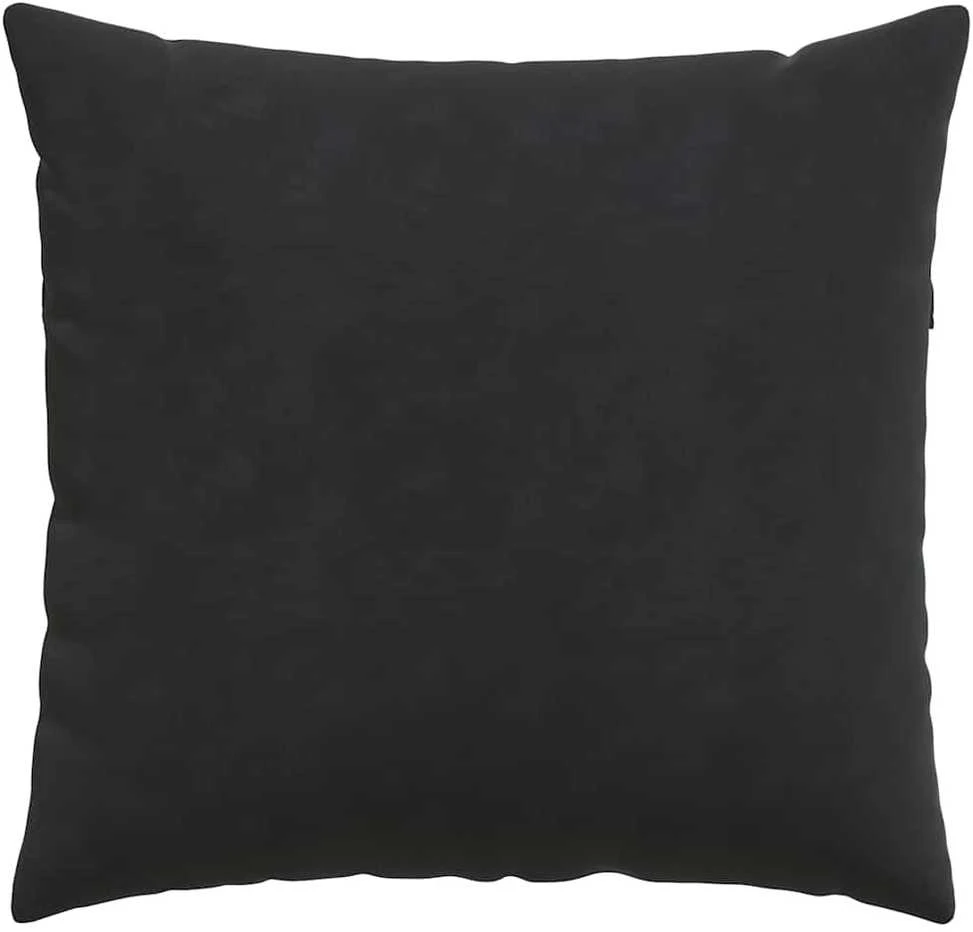 Sofa Pagalvės 2 pcs Juoda 50 x 50 cm Kordūrinis audinys