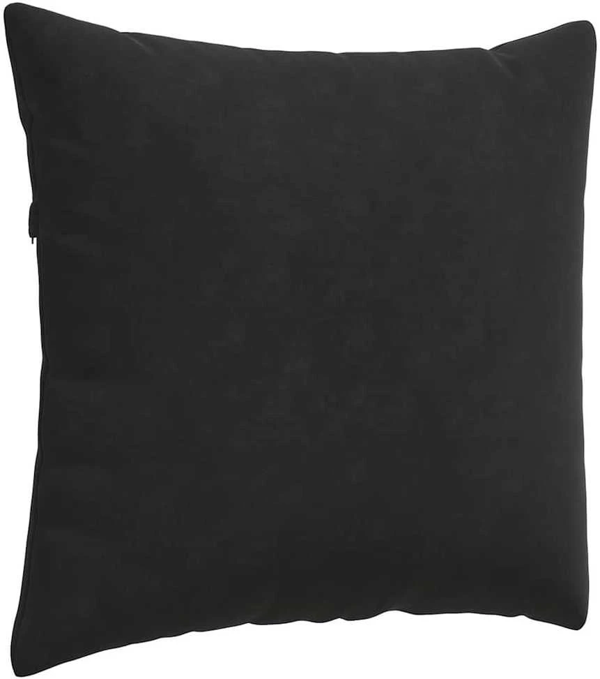 Sofa Pagalvės 2 pcs Juoda 50 x 50 cm Kordūrinis audinys