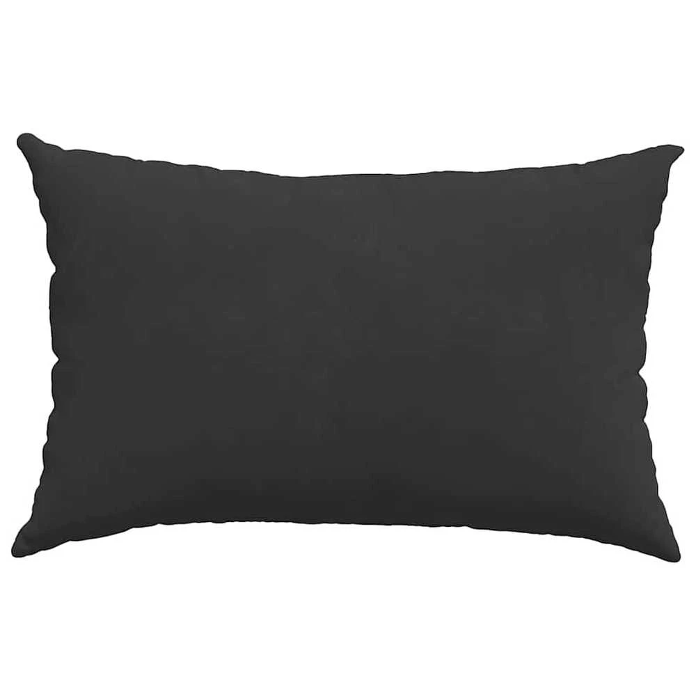 Sofa Pagalvės 2 vnt. audinys Juoda 60 x 40 cm