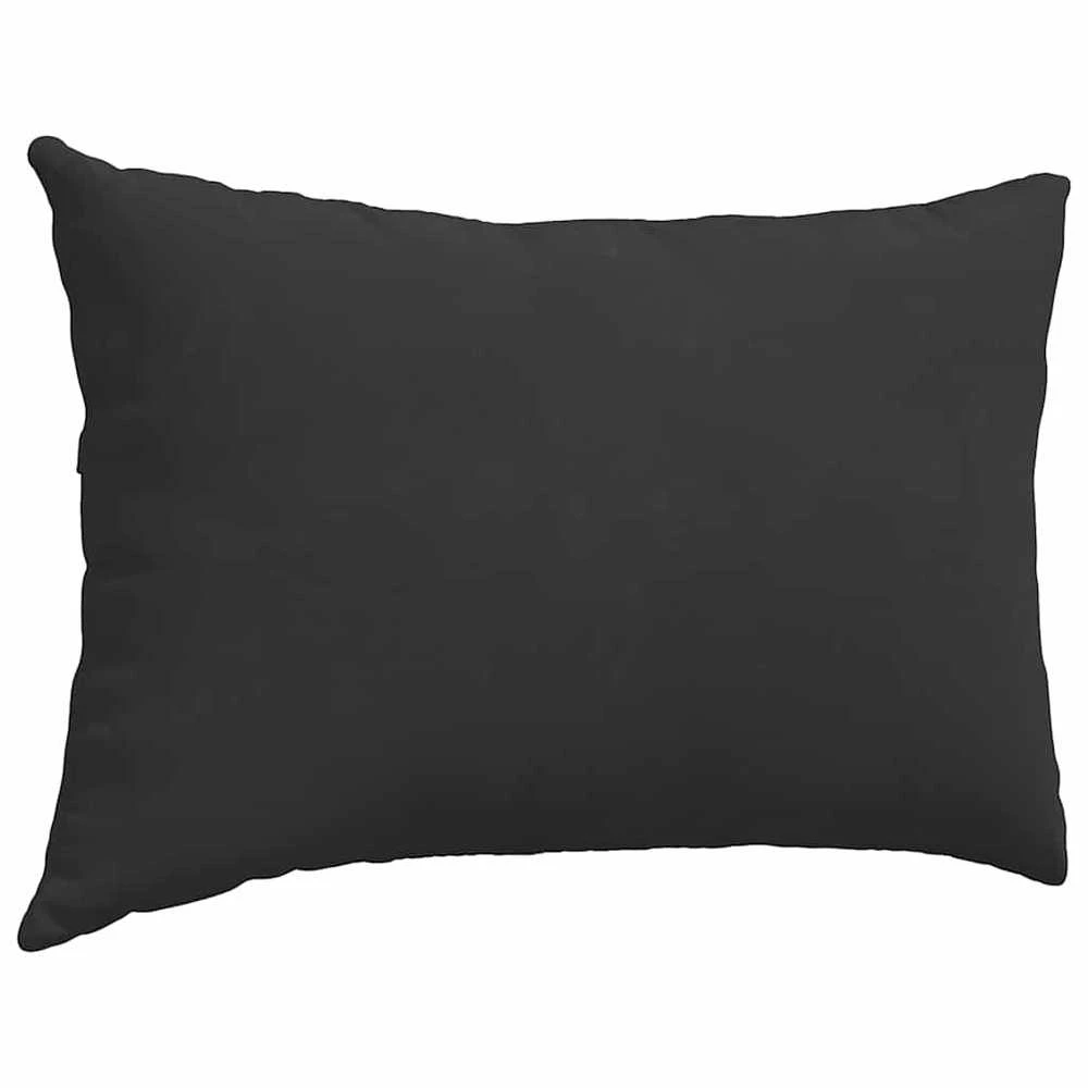Sofa Pagalvės 2 vnt. audinys Juoda 60 x 40 cm
