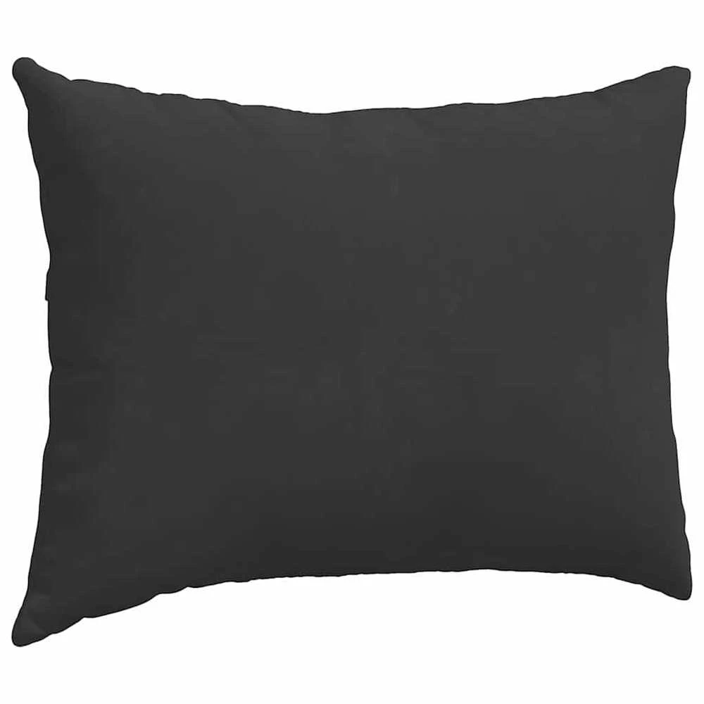 Sofa Pagalvės 2 vnt. audinys Juoda 70 x 50 cm