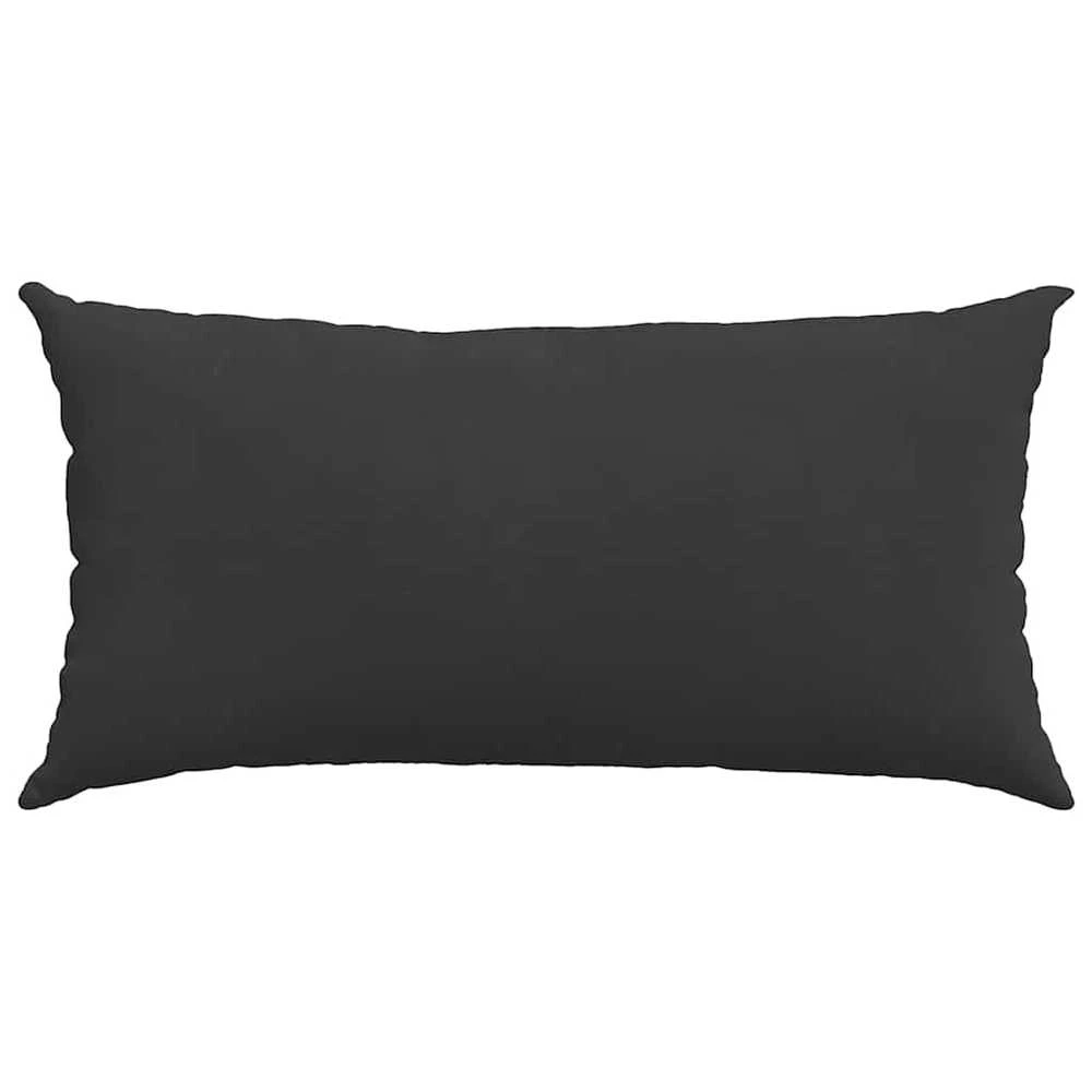 Sofa Pagalvės 2 vnt. audinys Juoda 80 x 40 cm