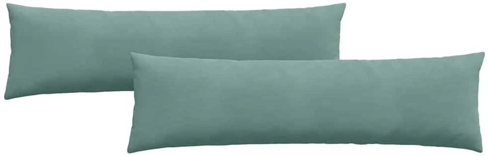 Sofa Pagalvės 2 pcs Jūrinė žalia 145 x 40 cm Kordūrinis audinys