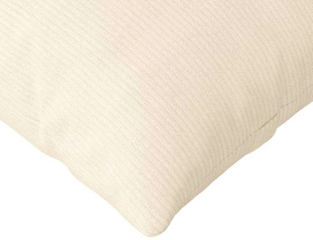 Sofa Pagalvės 2 pcs Kreminė 145 x 40 cm Kordūrinis audinys