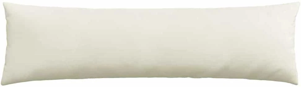 Sofa Pagalvės 2 pcs Kreminė 145 x 40 cm Kordūrinis audinys