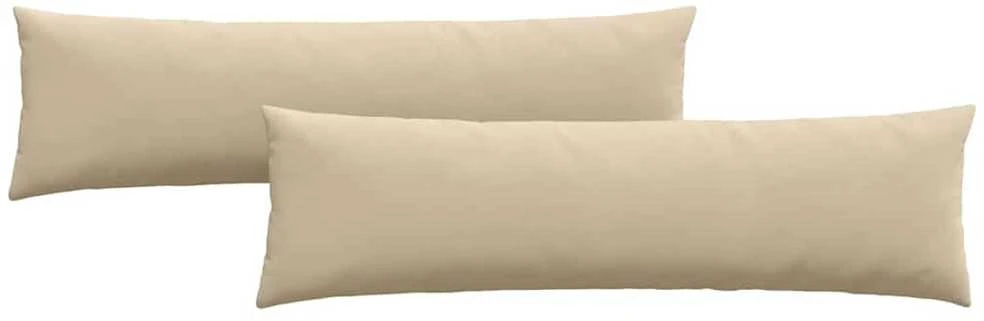 Sofa Pagalvės 2 vnt. audinys Kreminė 145 x 40 cm