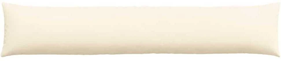 Sofa Pagalvės 2 pcs Kreminė 200 x 40 cm Kordūrinis audinys