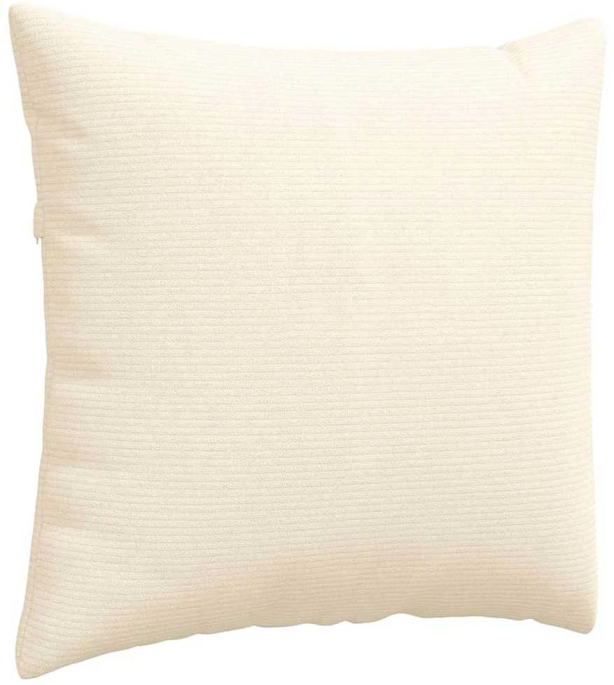 Sofa Pagalvės 2 pcs Kreminė 45 x 45 cm Kordūrinis audinys