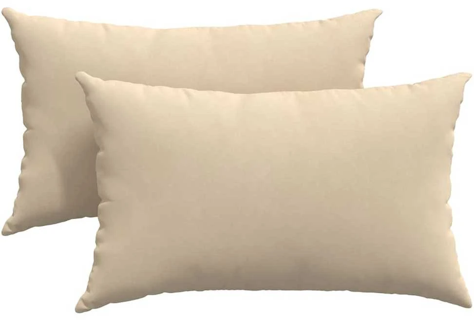 Sofa Pagalvės 2 vnt. audinys Kreminė 50 x 30 cm