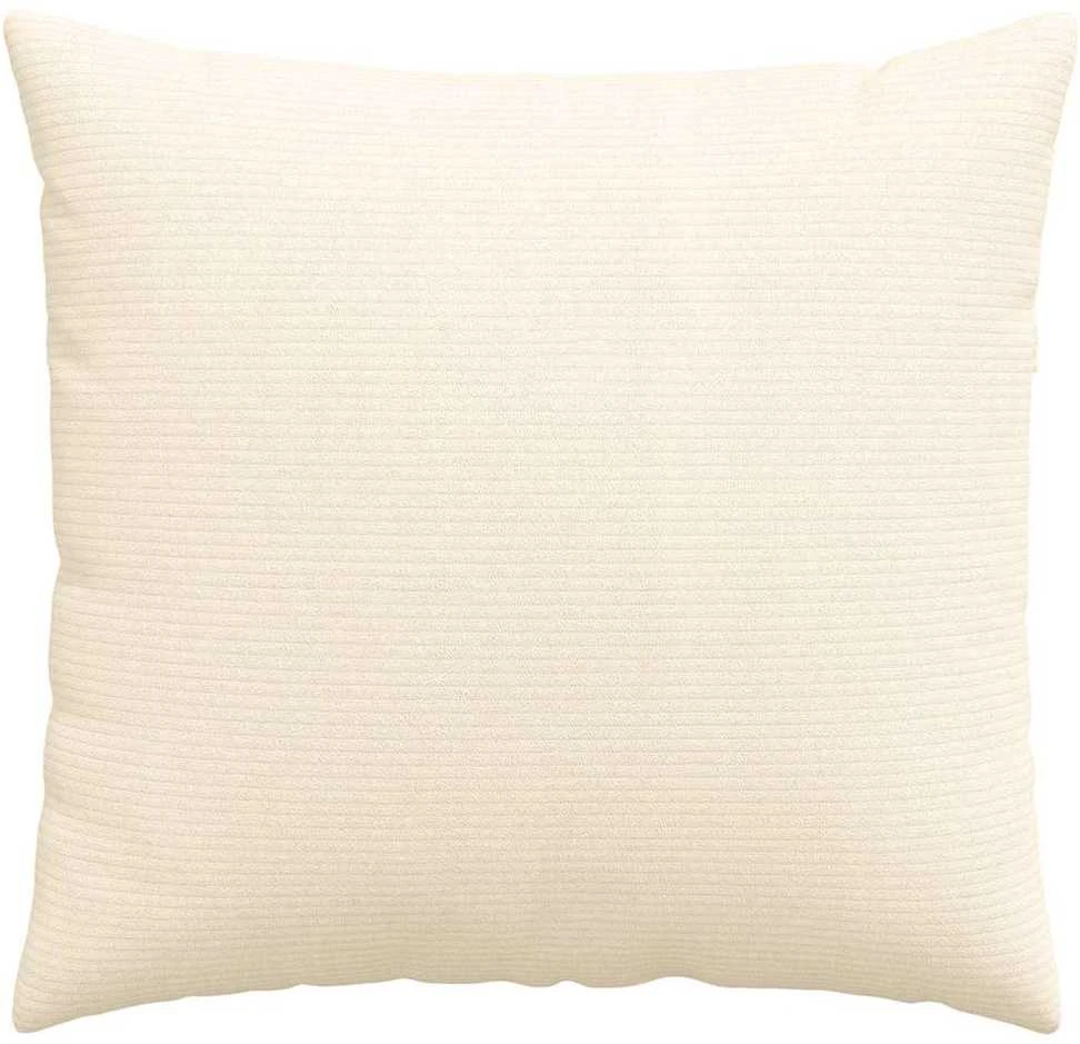 Sofa Pagalvės 2 pcs Kreminė 50 x 50 cm Kordūrinis audinys