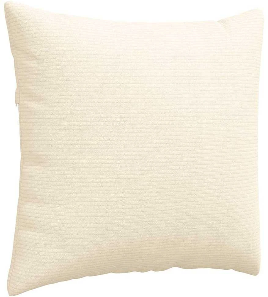 Sofa Pagalvės 2 pcs Kreminė 50 x 50 cm Kordūrinis audinys