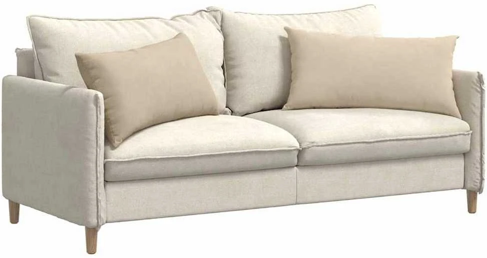 Sofa Pagalvės 2 vnt. audinys Kreminė 80 x 40 cm